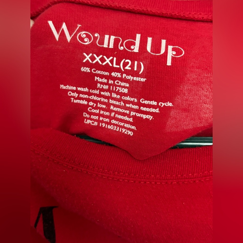 Wound Up Vibrant Red Tee - Picture 3 of 3